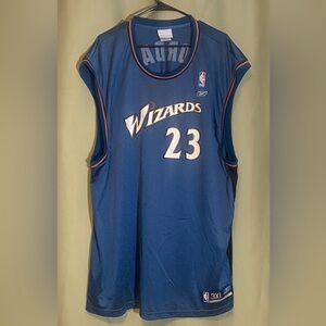 Vintage Michael Jordan Washington Wizards Reebok  NBA Jersey Blue Mens 3XL